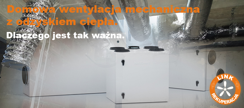 Domowa wentylacja mechaniczna z odzyskiem ciepła Rekuperacja Warszawa